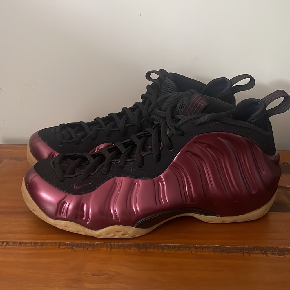 Nike Air Foamposite One Maroon Size 14 - Picture 3 of 8